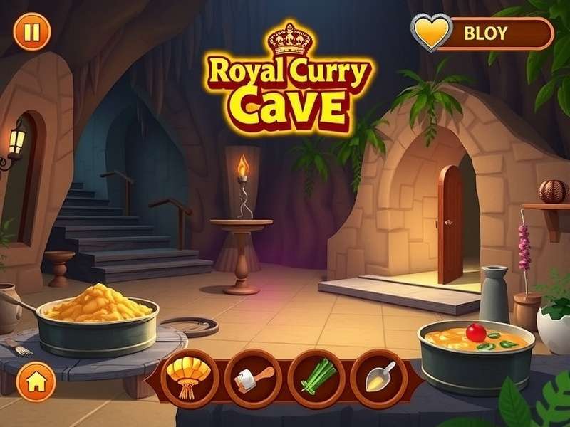 Royal Curry Cave Cooking Interface